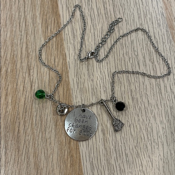 Broadway Musical Wicked “I Have Been Changed For Good” Charm Necklace - Picture 3 of 6